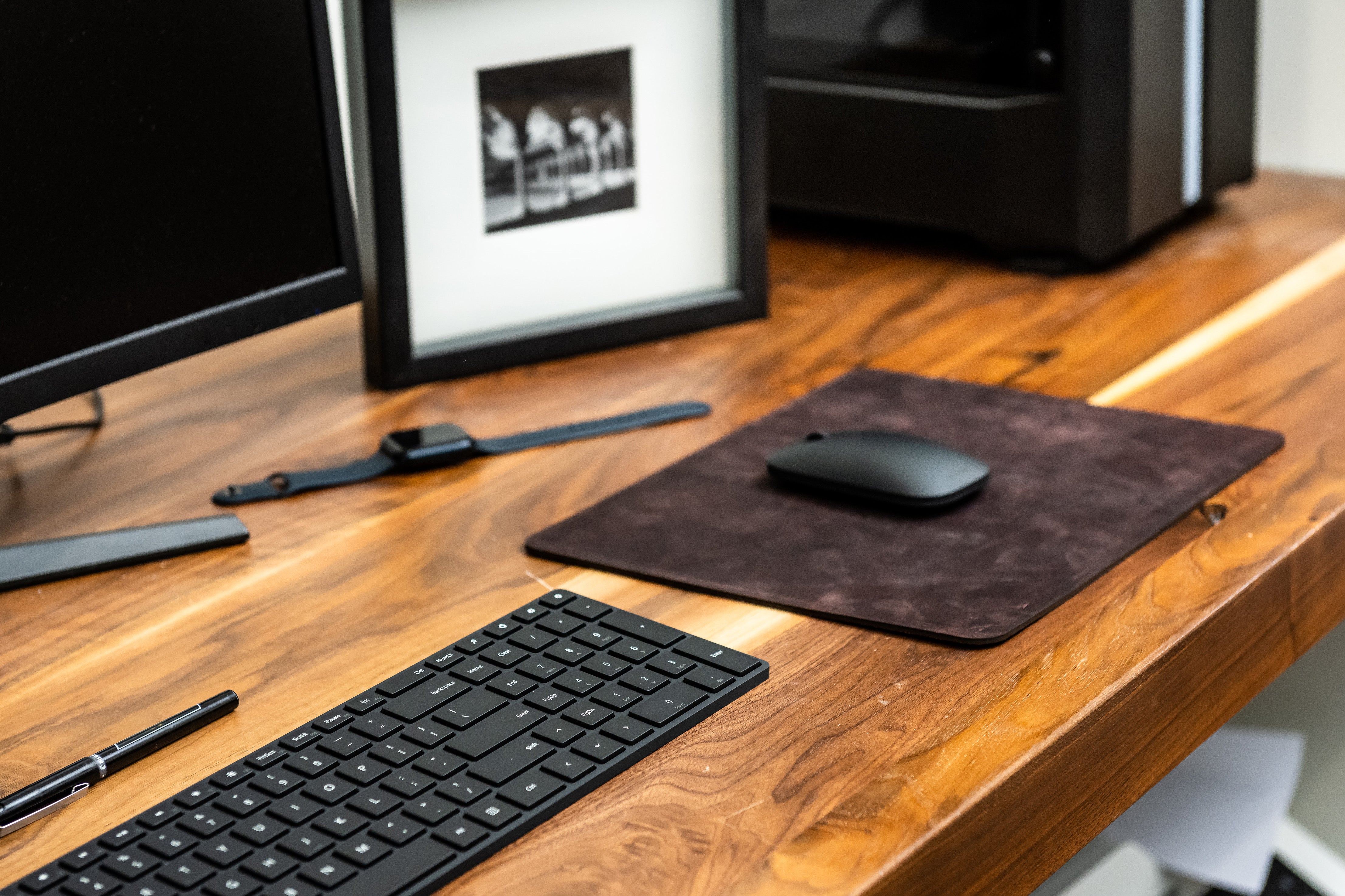 HORIZON Leather Mouse Pad